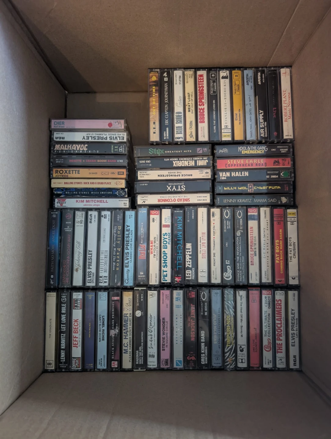 Huge Music Cassette Tapes and CD- Various Artists