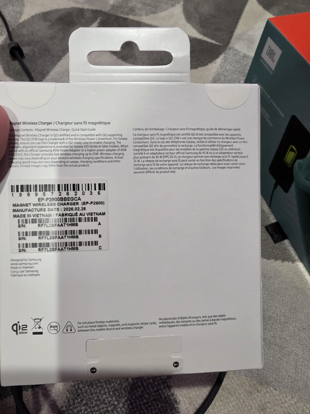 Samsung Qi2 25W Magnetic Wireless Charger - photo 2