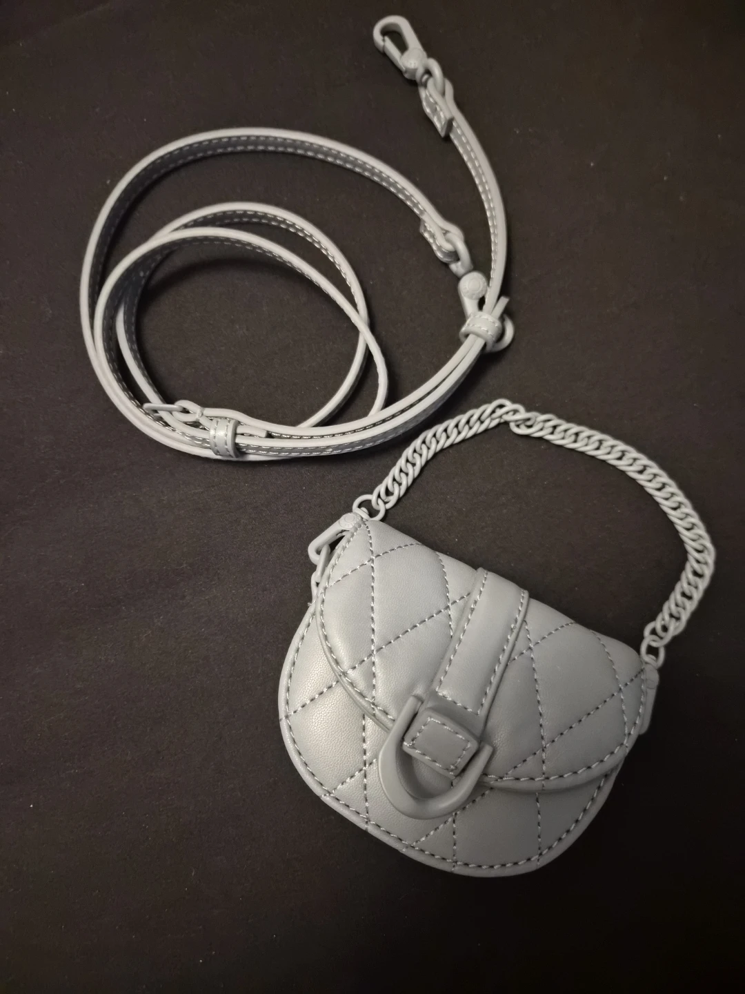 Charles & Keith Quilted Micro Bag