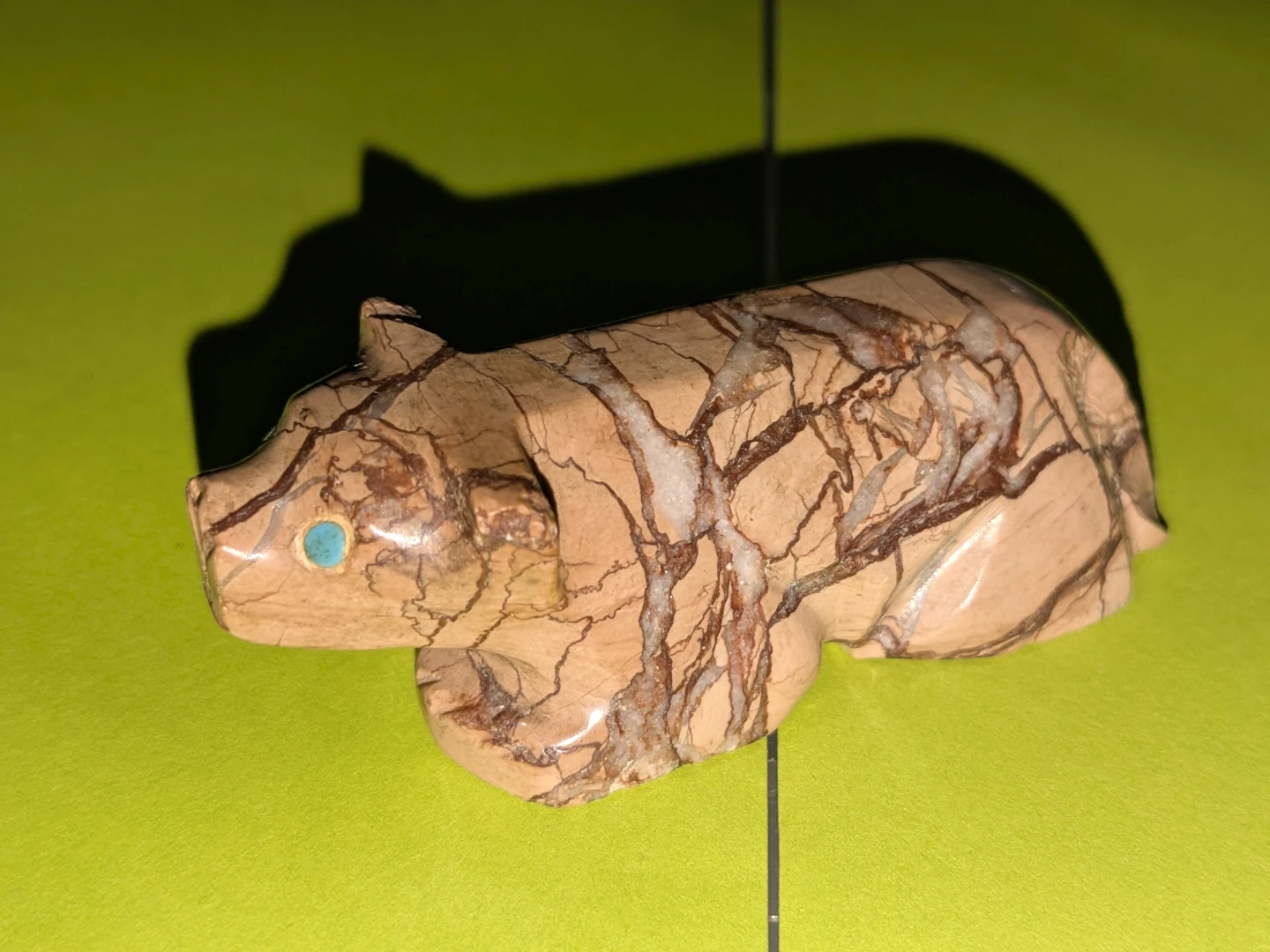 Carved Stone Bear Figurine - photo 3