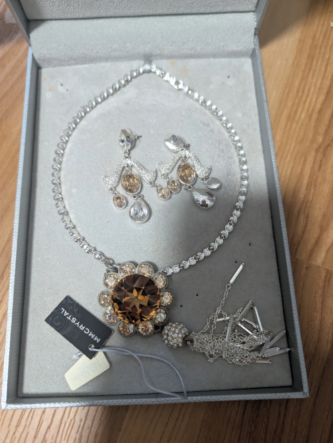 Swarovski Elements "Melody" Bracelet and Earrings Set