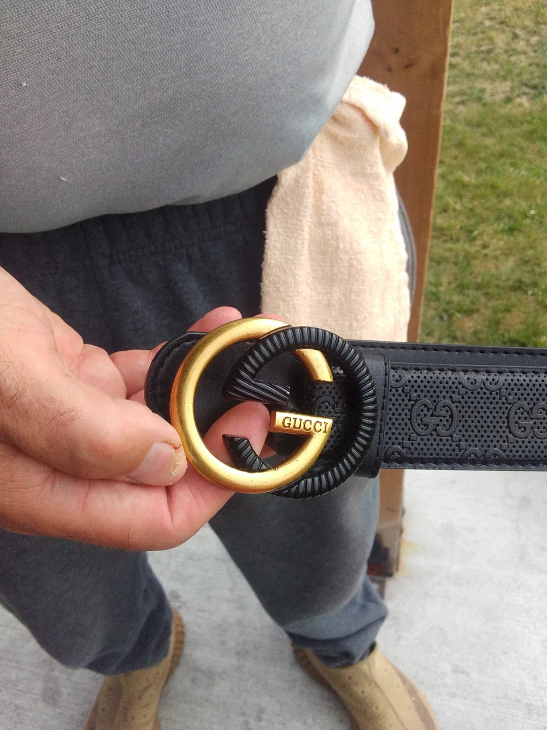 Gucci GG Marmont wide belt