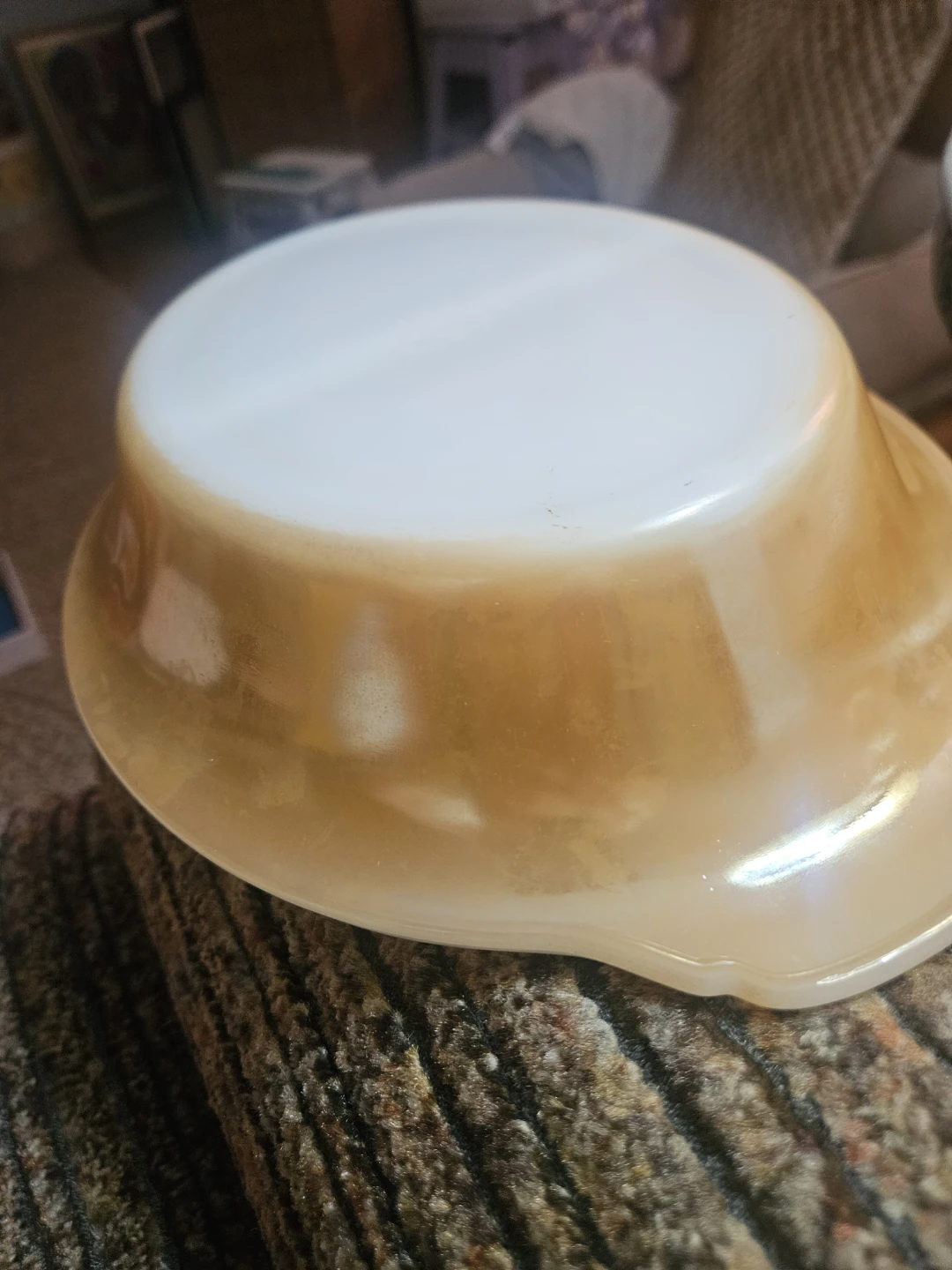 Pyrex Divided Casserole Dish Amber Glass - photo 2