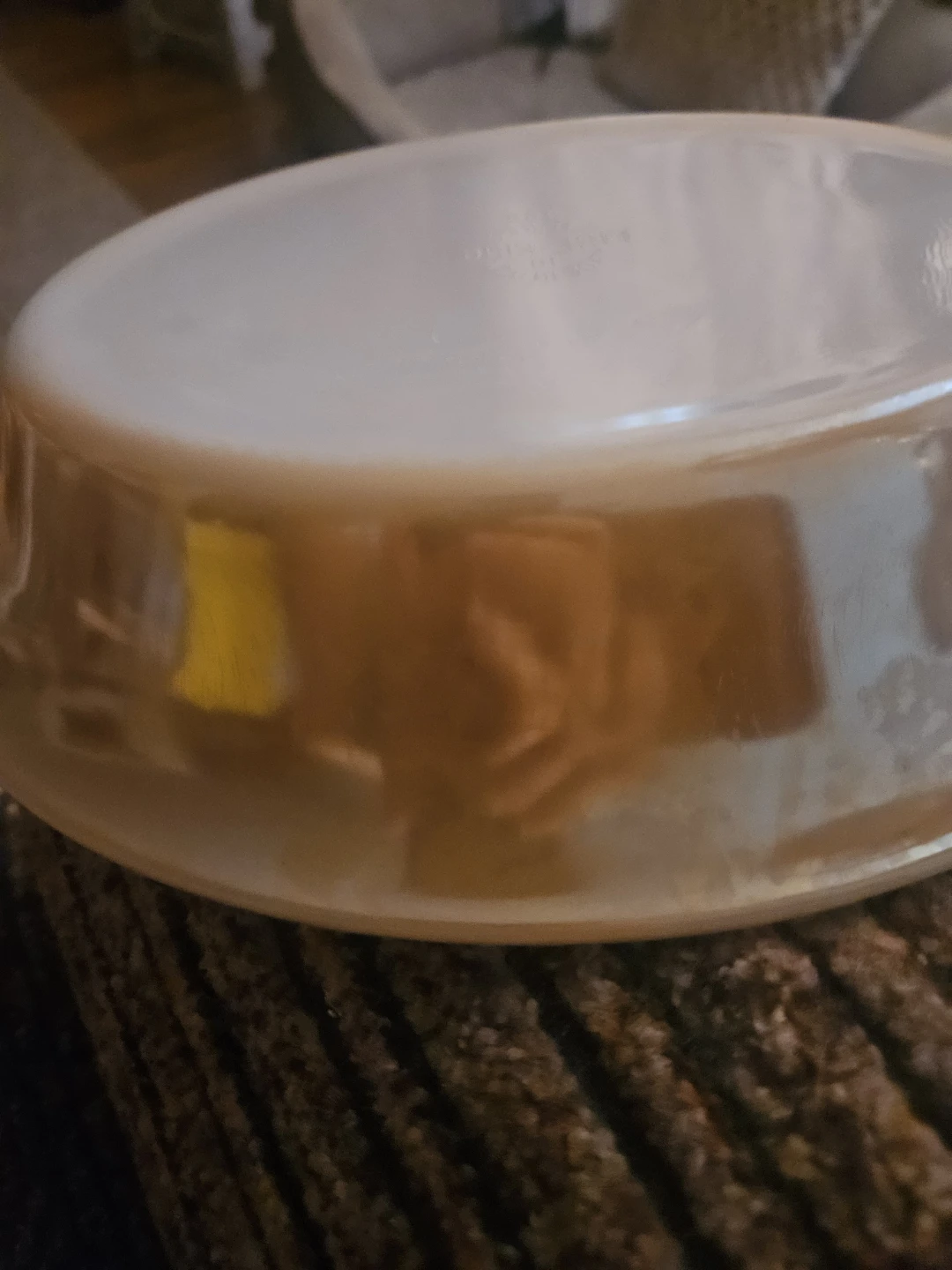 Pyrex Divided Casserole Dish Amber Glass - photo 3