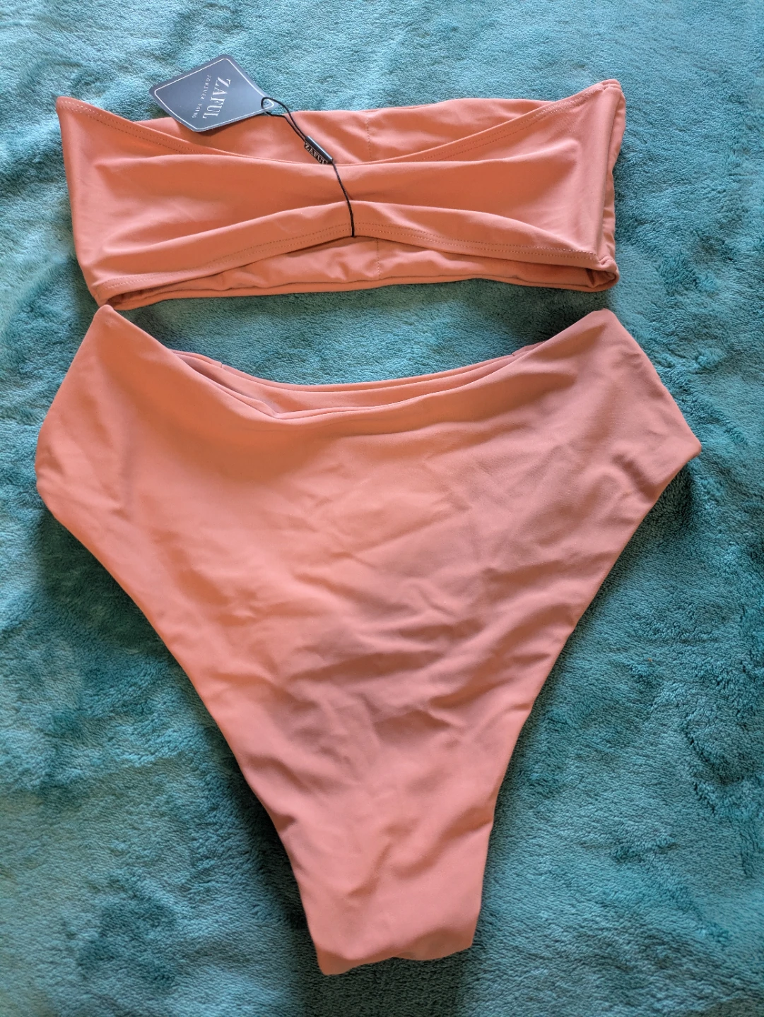 Zaful Strapless High-Waisted Bikini Set - photo 3