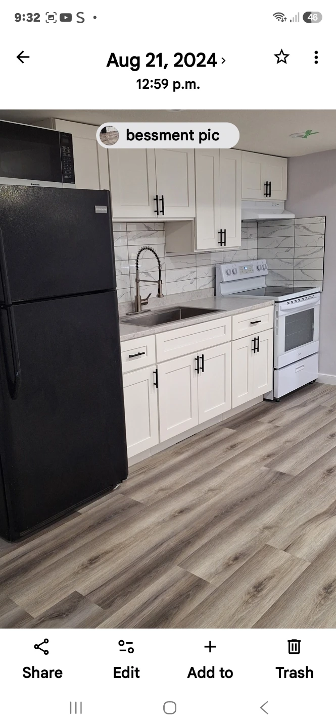 Separate basement suite