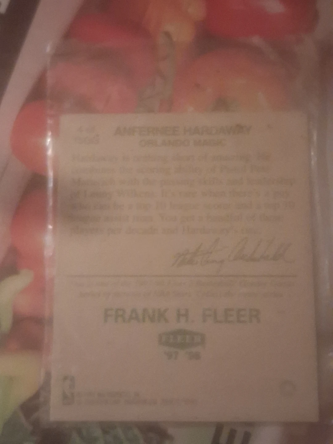Anfernee Hardaway Orlando Magic Trading Card - photo 2