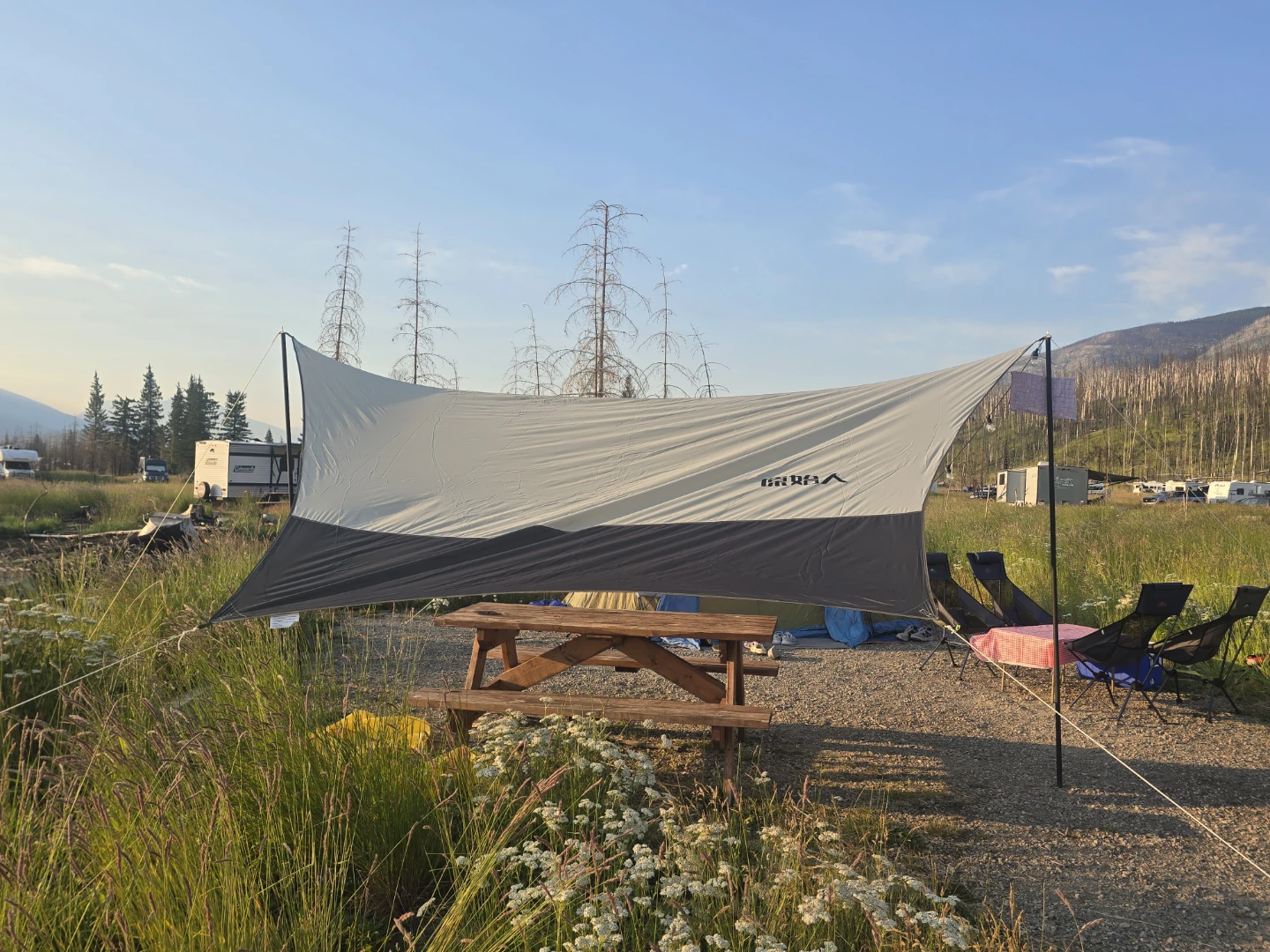 Primitive people Camping Tarp / Canopy Shelter