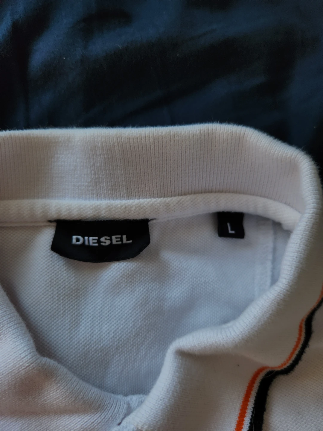 Diesel White Polo Shirt Size L - photo 2