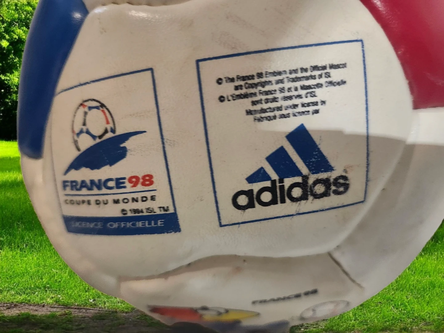 Adidas France 98 World Cup Soccer Ball - photo 3