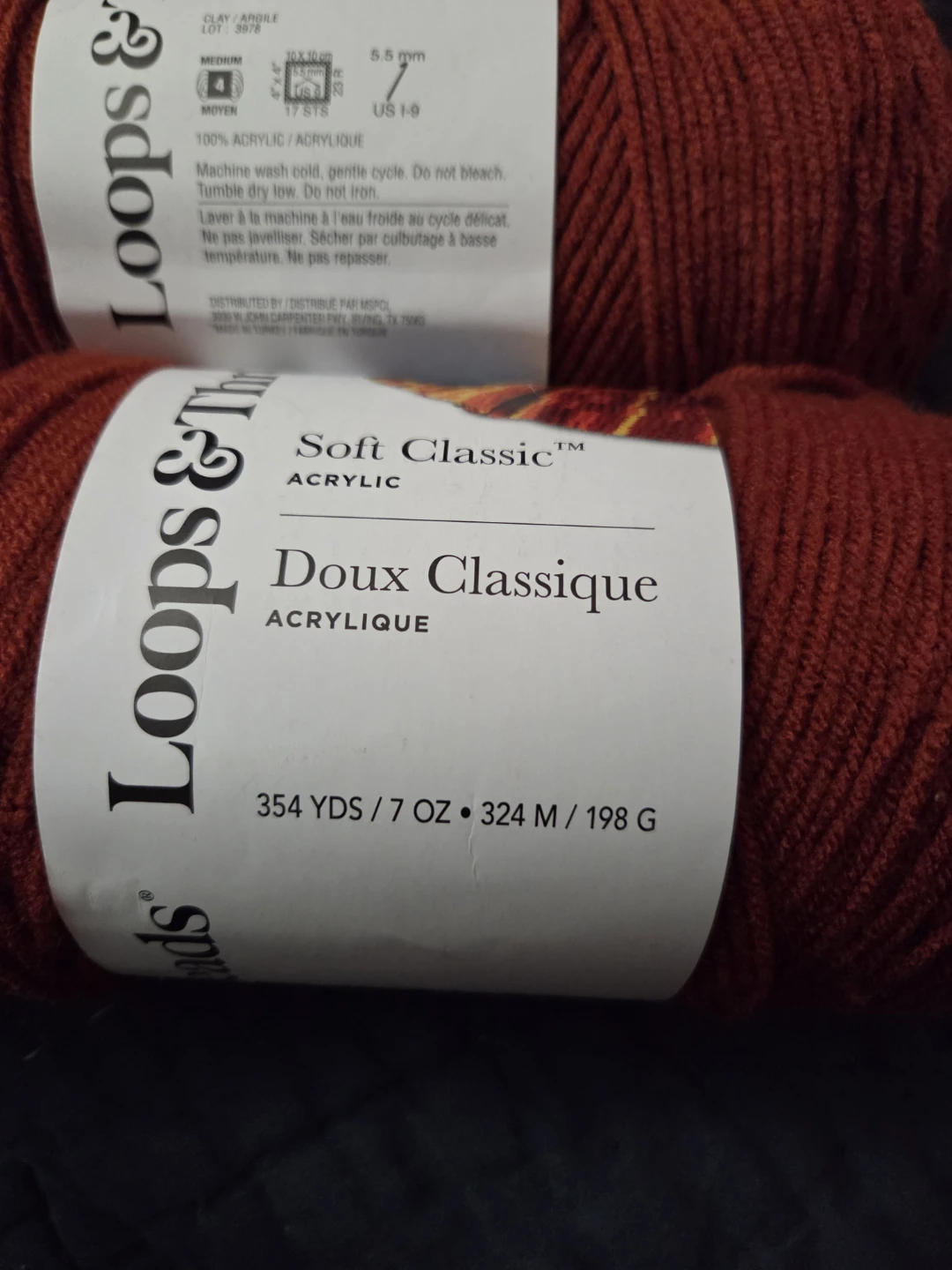 Yarn Colour CLAY