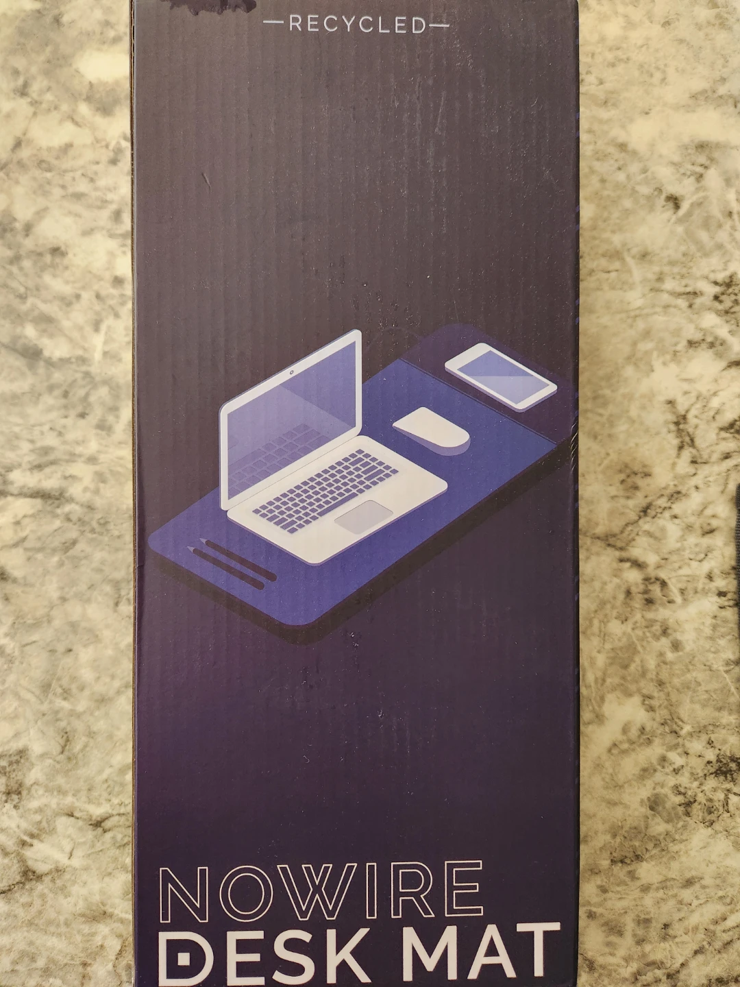 NOWIRE Desk Mat with Wireless Phone Charger