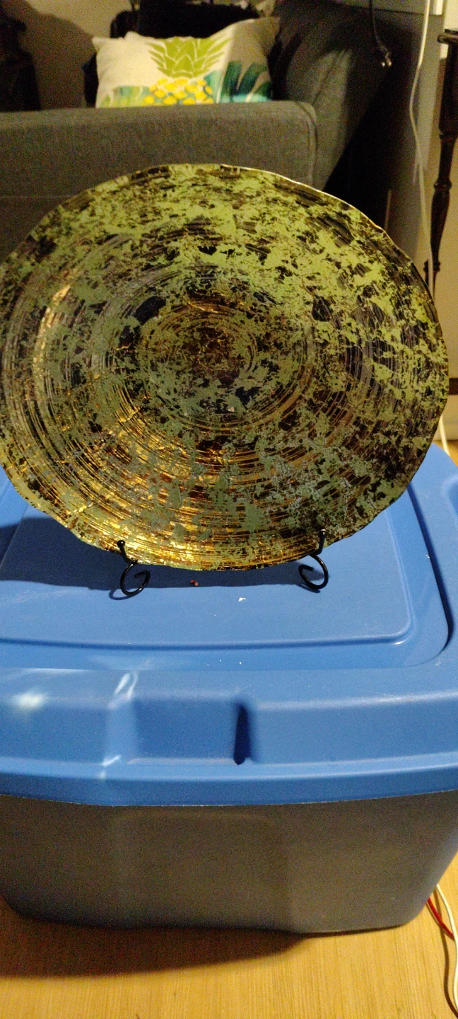 Decorative Green and Gold Bowl - photo 2