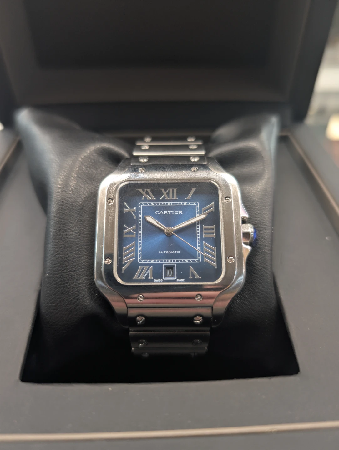 Cartier Santos automatic watch