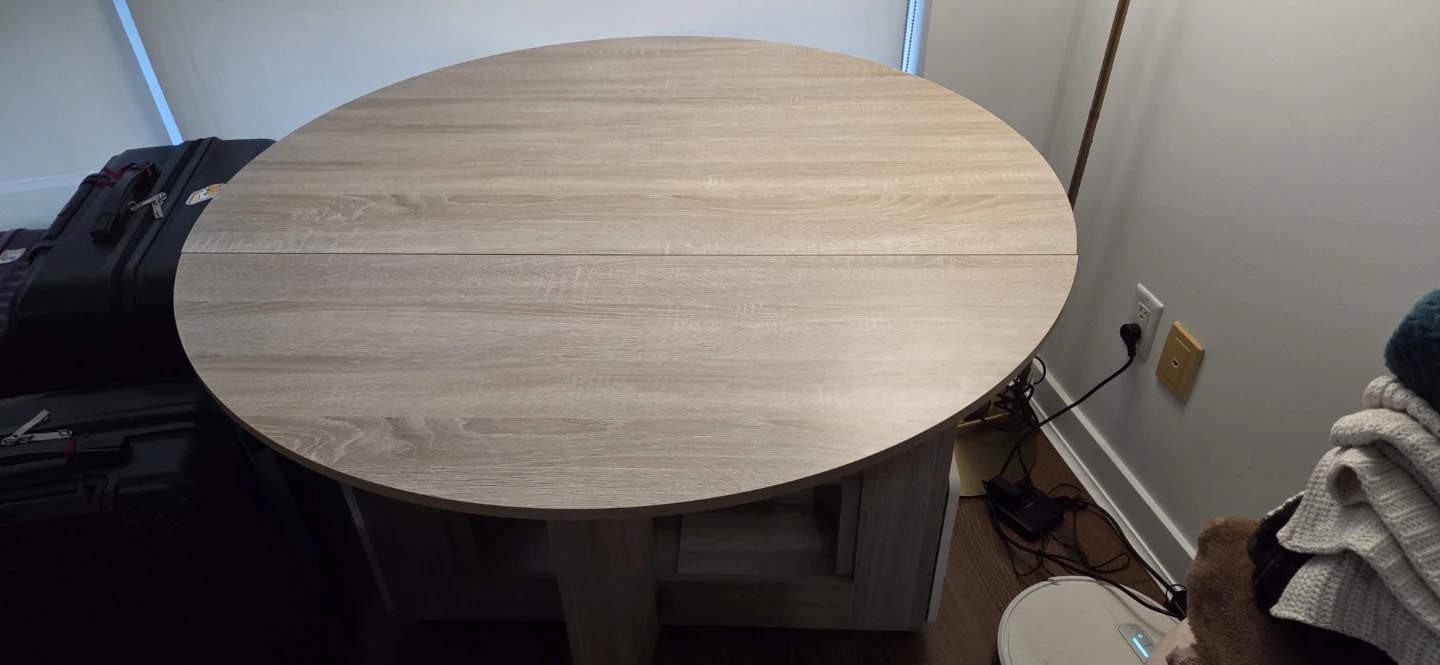 Drop Leaf Dining Table foldable