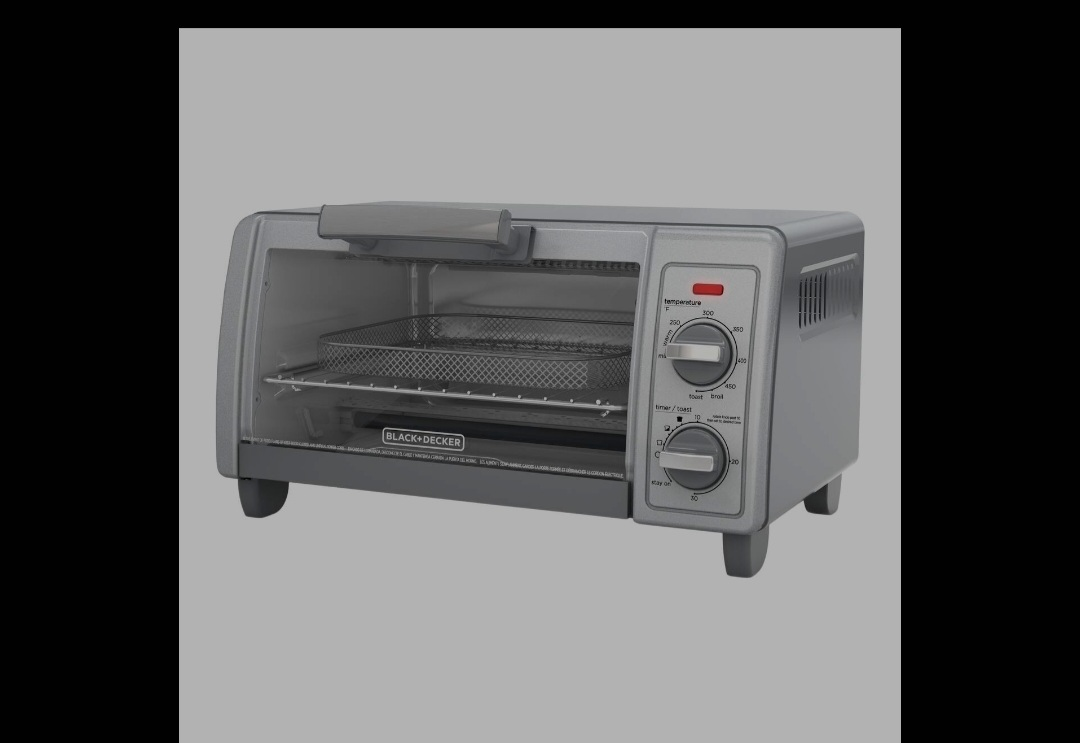 Black & Decker 4 Slice Stainless Steel Toaster Oven - photo 4
