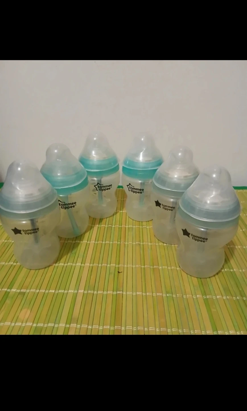 Tommee Tippee Baby Bottles - Set of 6