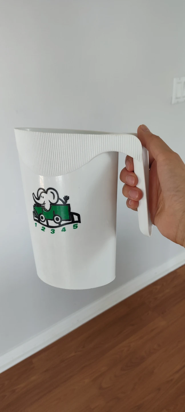 White Milk Pitcher