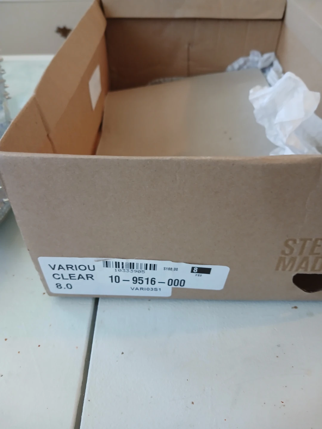 Steve Madden Studded Clear Heels Size 8 - photo 3