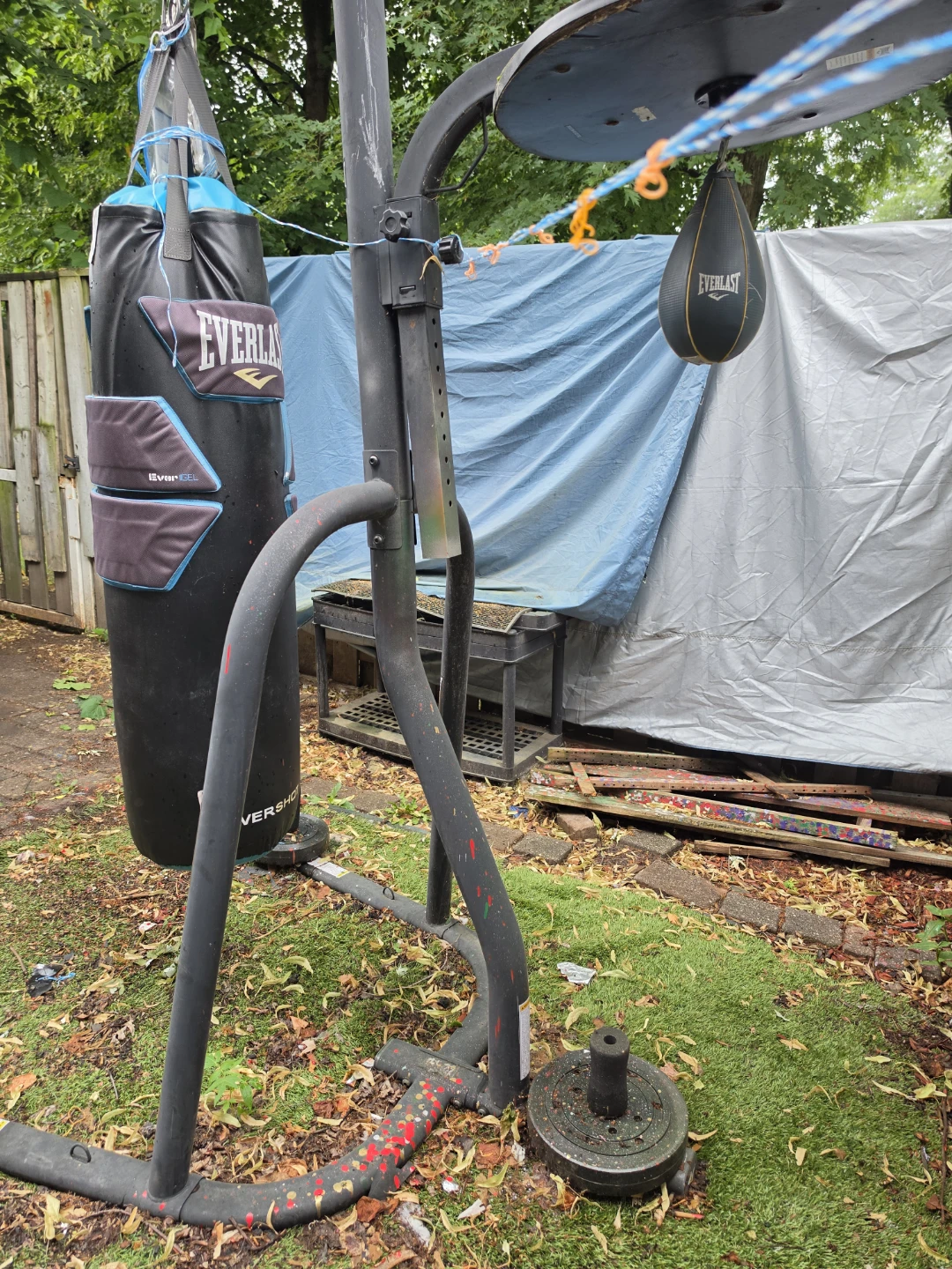 Everlast Punching Bag Stand with Speed Bag - photo 2
