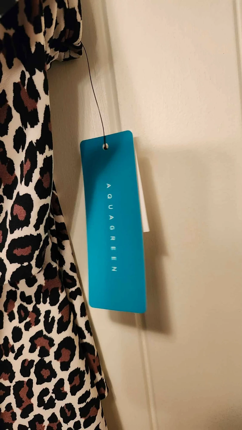 Aqua Green Leopard Print Tank Top - Medium - photo 3