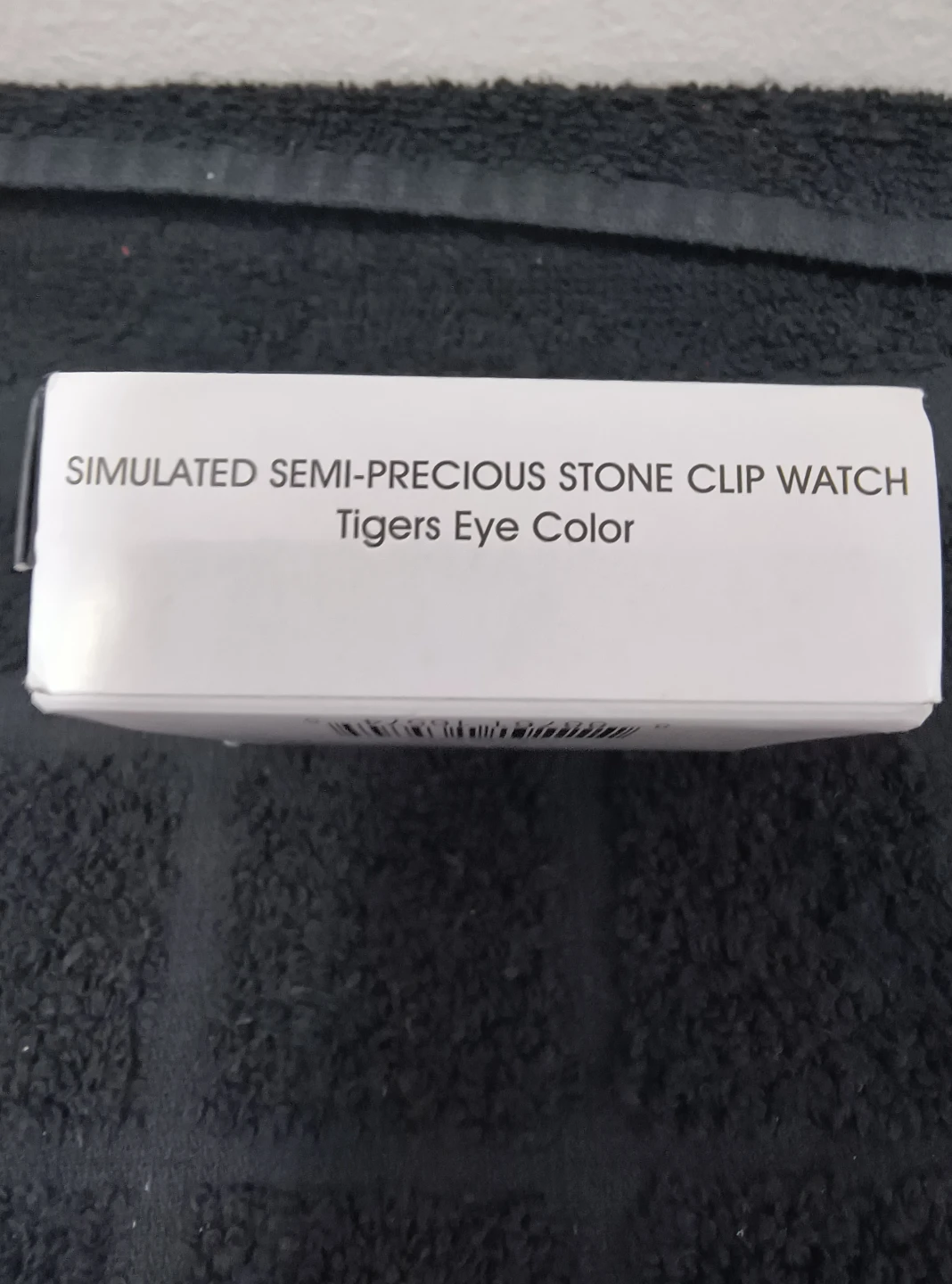 Simulated Semi-Precious Stone Clip Watch - Tigers Eye Color - photo 5