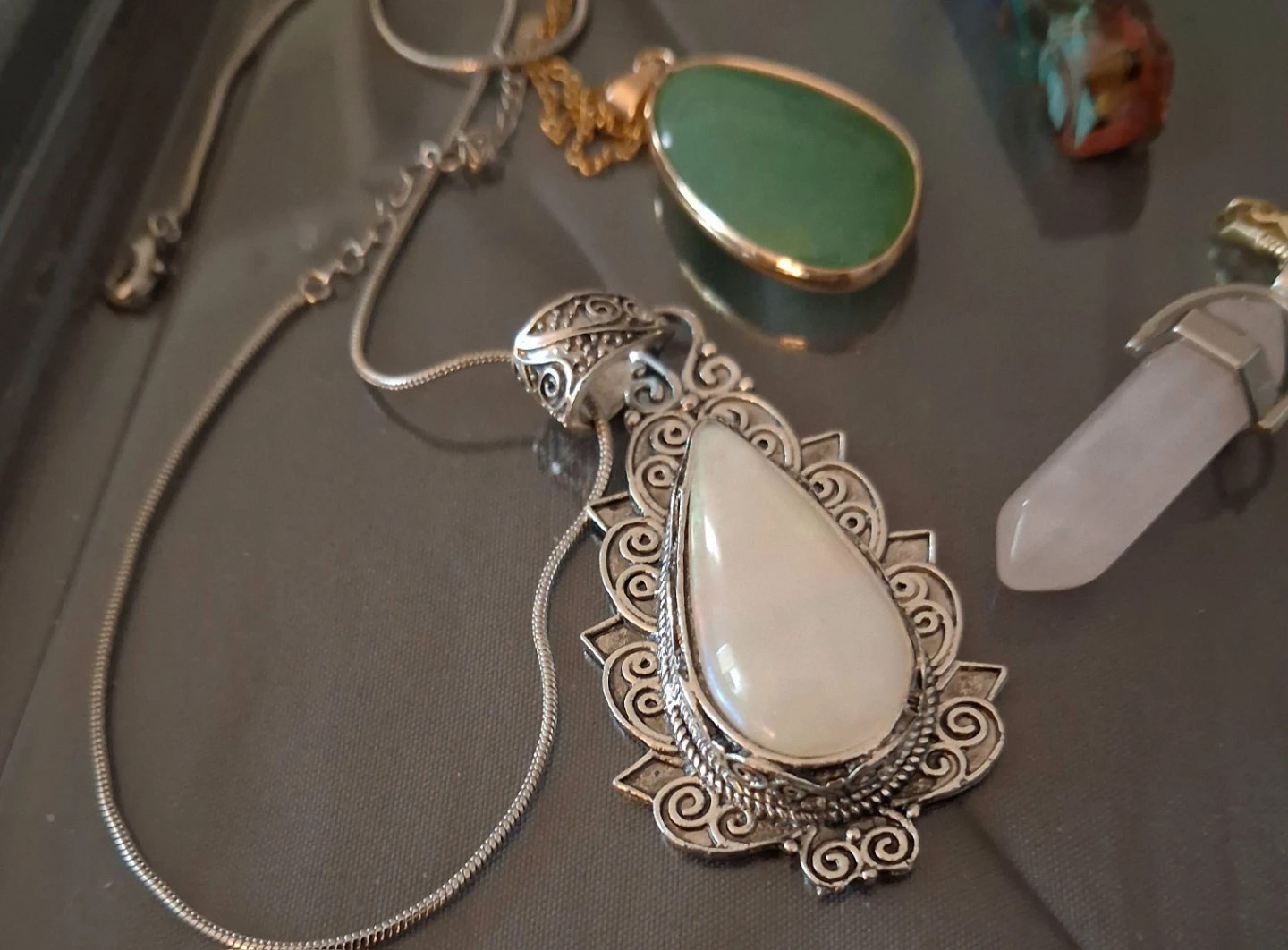 Assorted Crystal & Gemstone Necklaces - photo 2