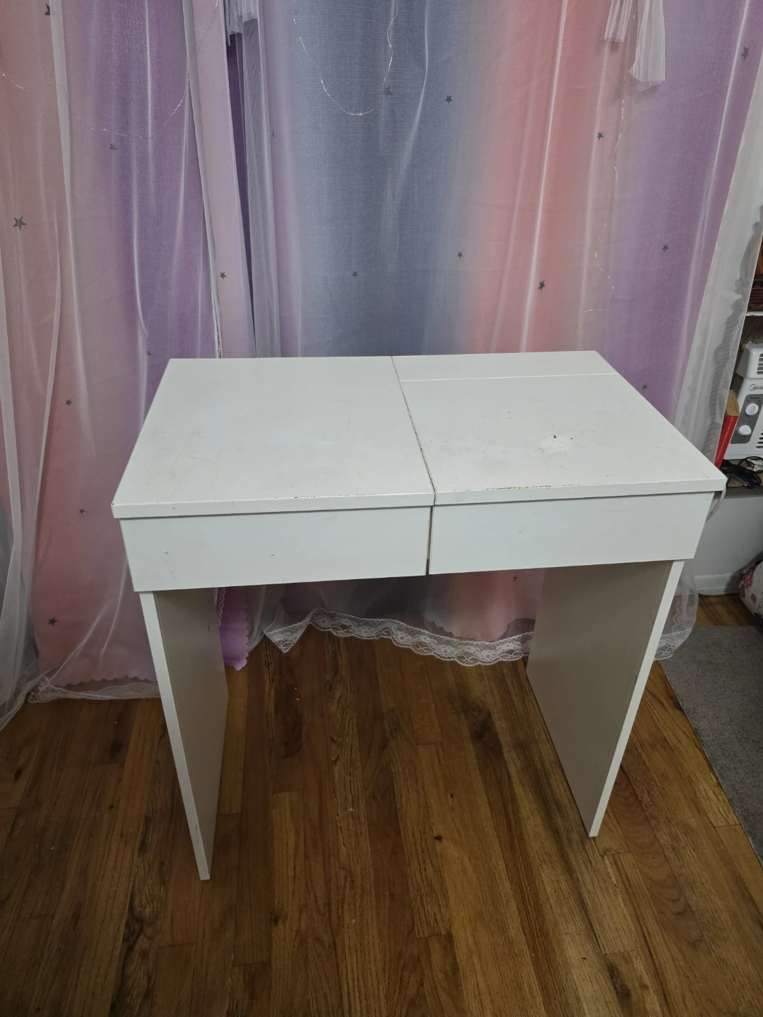Ikea Vanity Desk with Mirror and Storage Drawers - photo 3