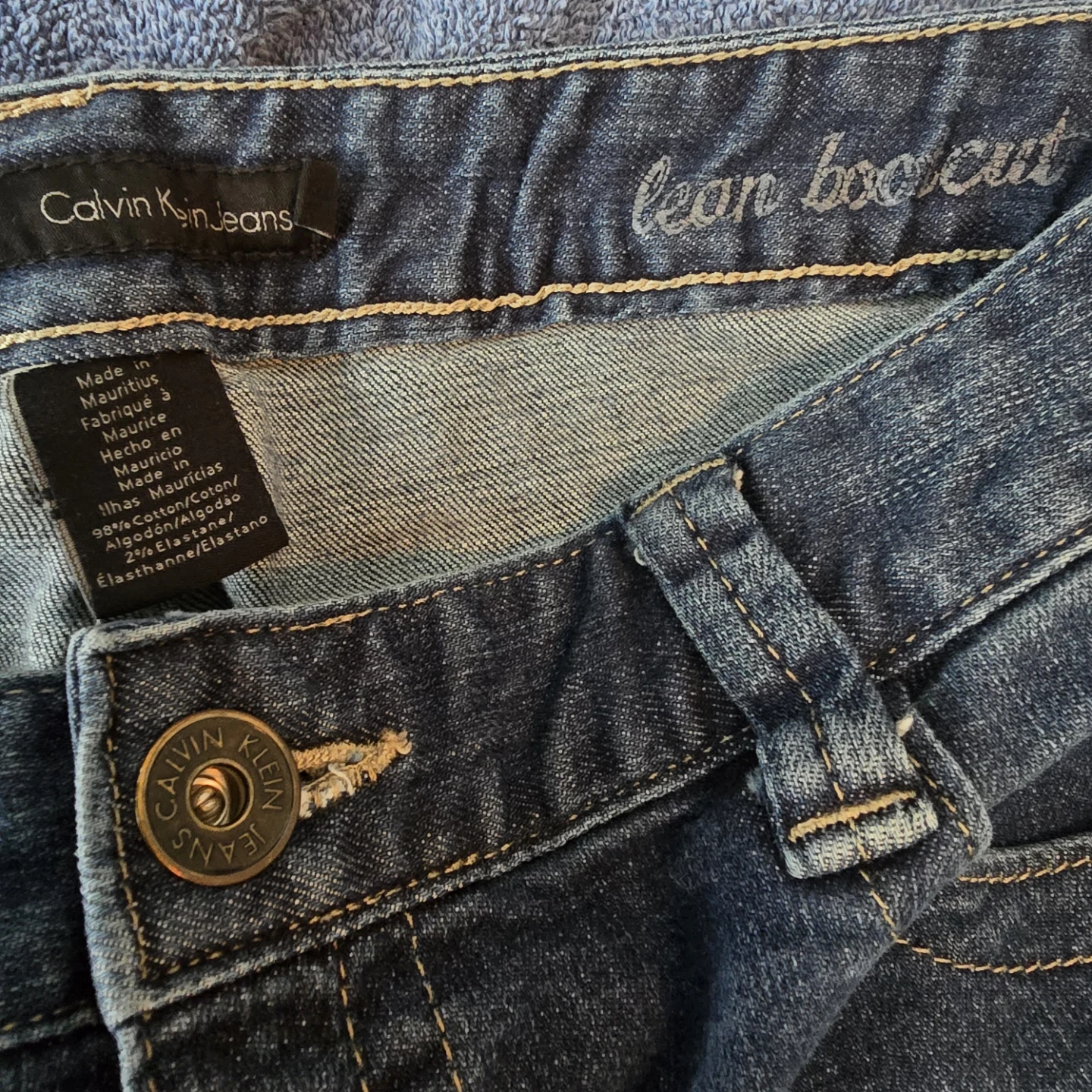 Calvin Klein Cropped And Customized Jeans - photo 4