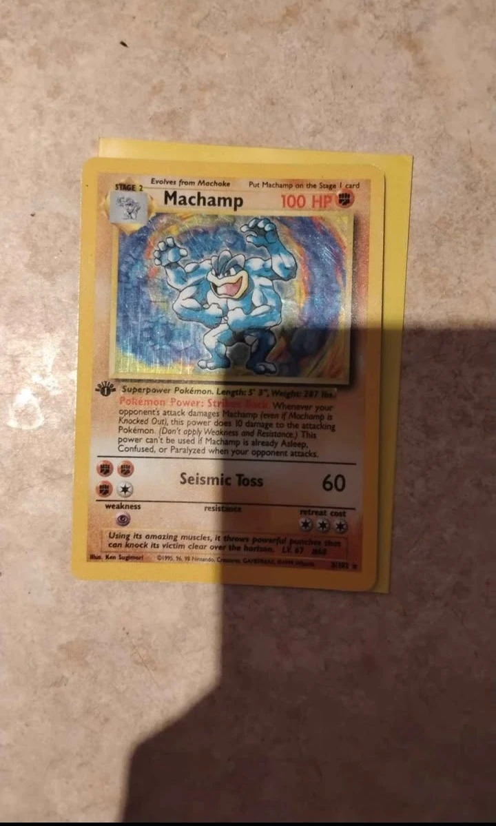1st Edition Machamp 8/102 (Base Set)