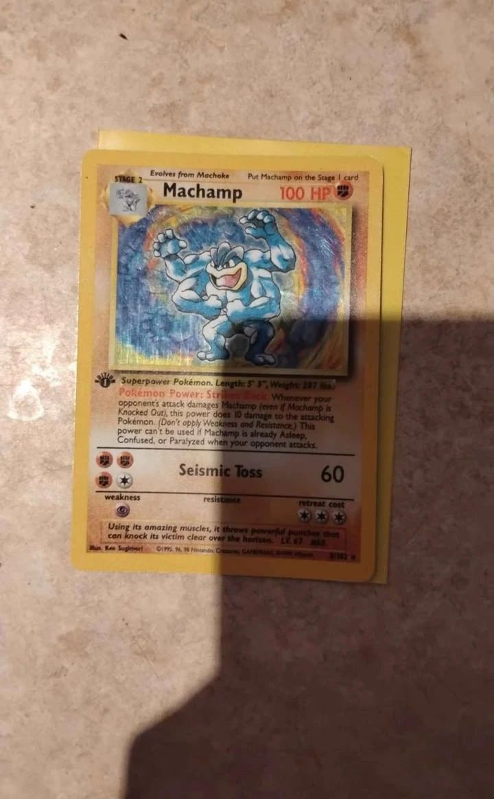 1st Edition Machamp 8/102 (Base Set) - photo 2