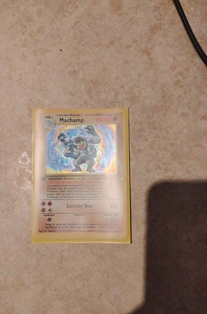 1st Edition Machamp 8/102 (Base Set) - photo 3