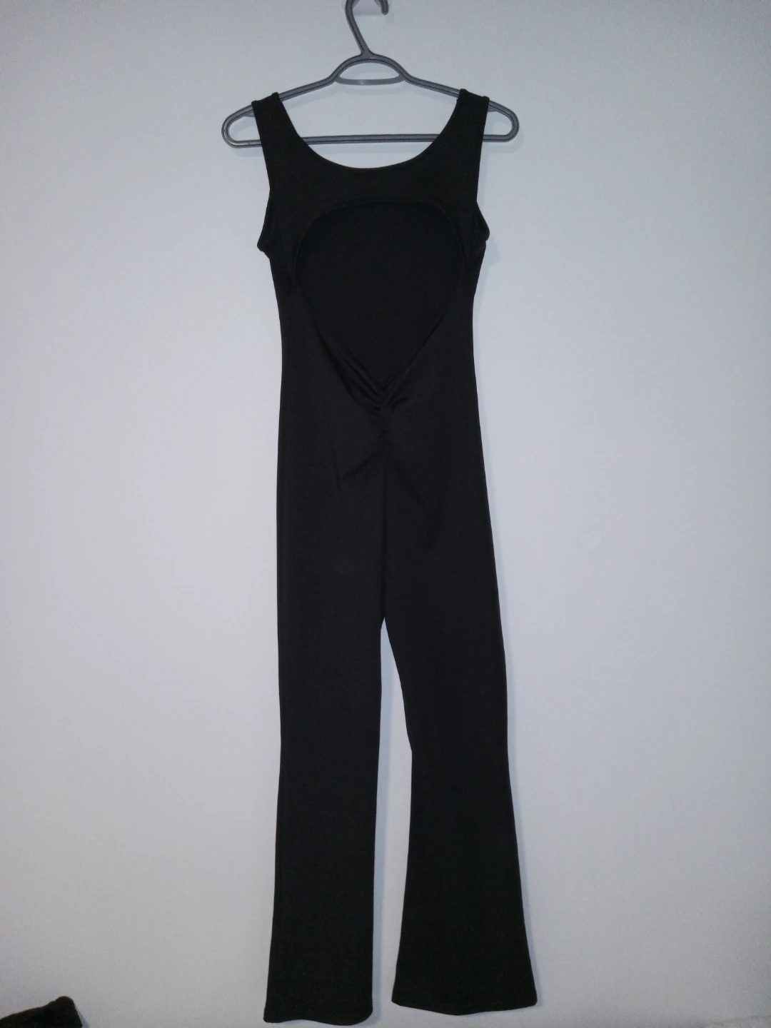 Black Sleeveless Jumpsuit with Cutout Back L - photo 2