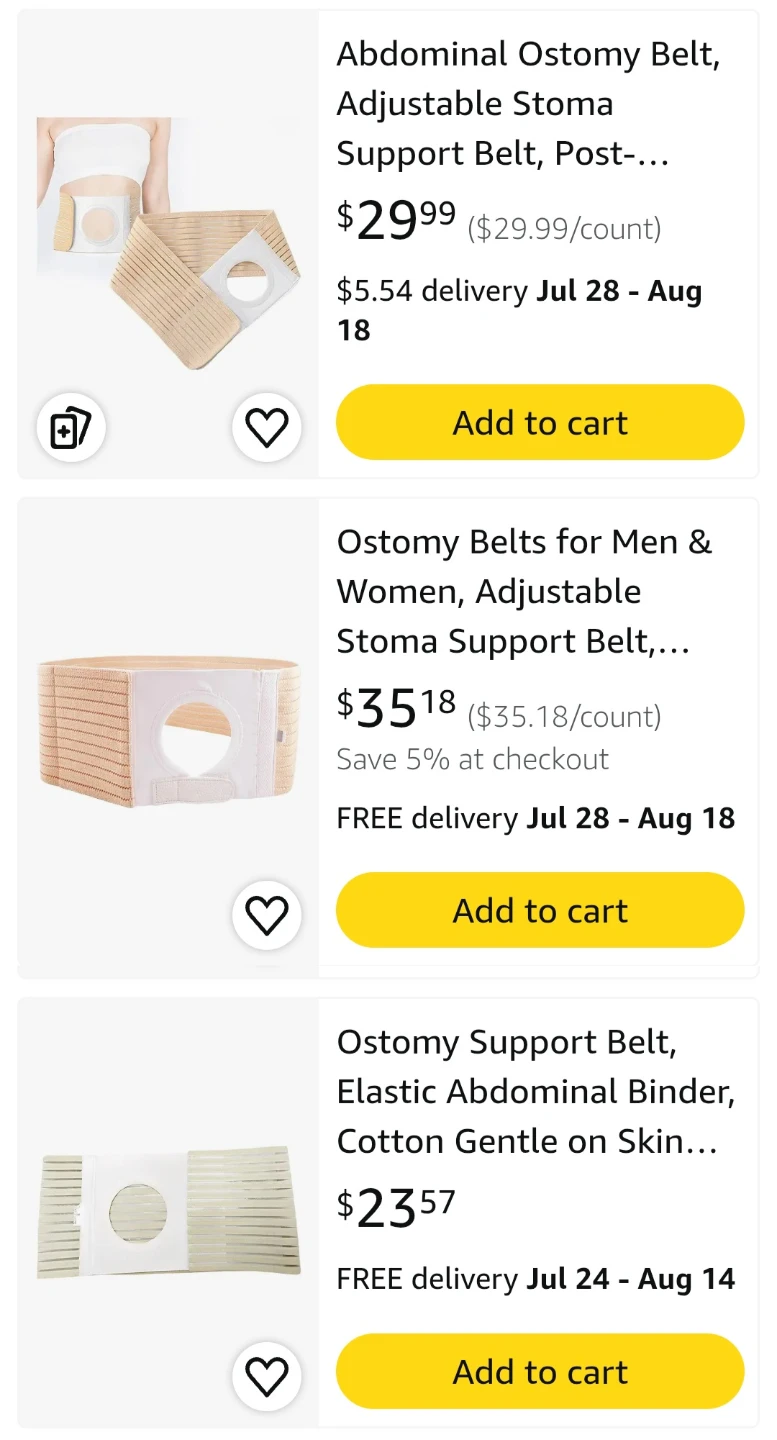 Brand new Abdominal Ostomy Support Belt - Large - photo 3
