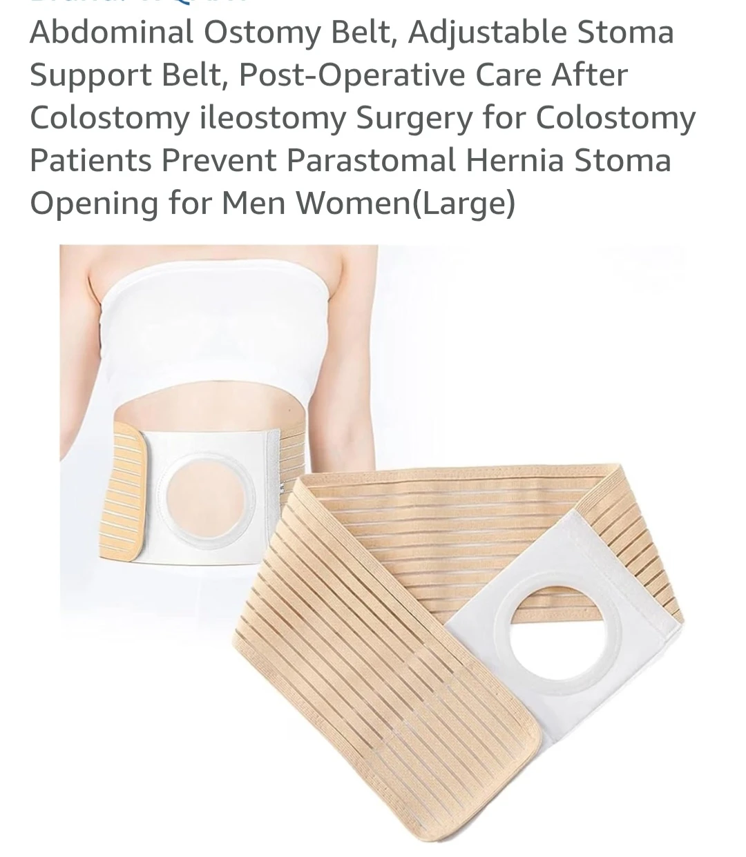 Brand new Abdominal Ostomy Support Belt - Large - photo 4