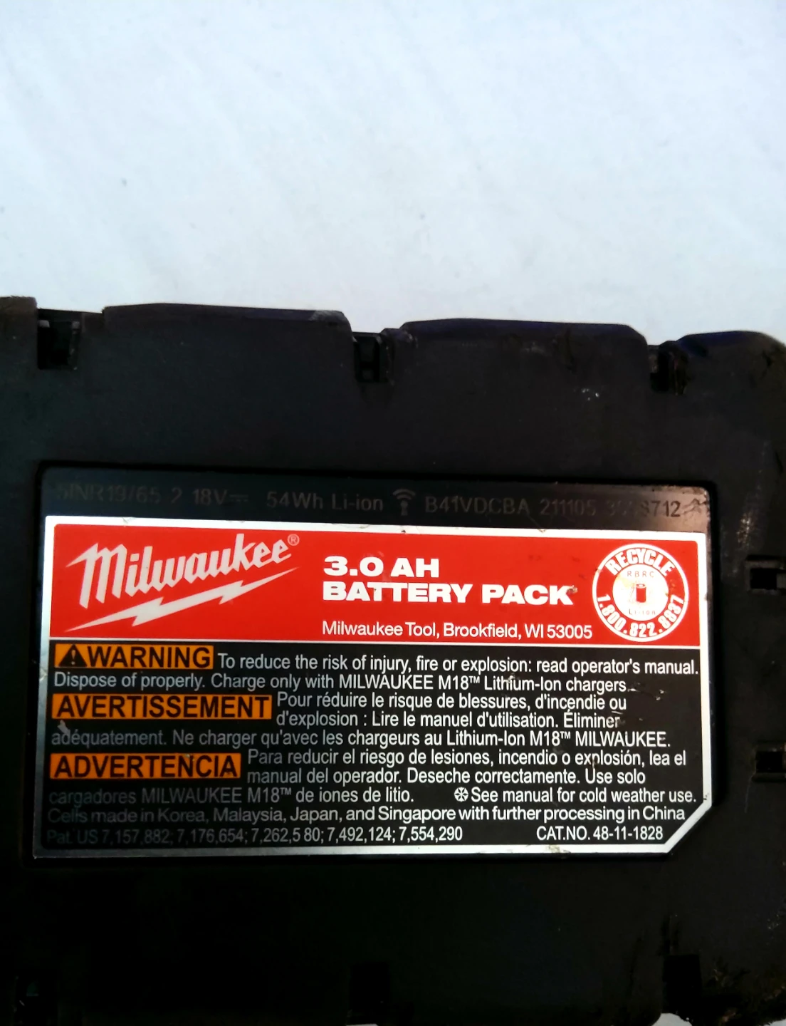 Milwaukee M18 REDLITHIUM XC3.0 Battery Pack - photo 3