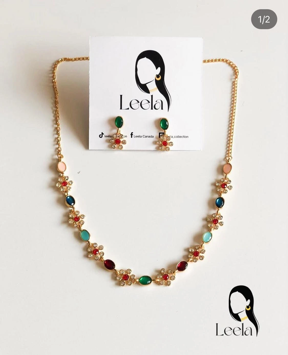 Leela Necklace and Earring Set