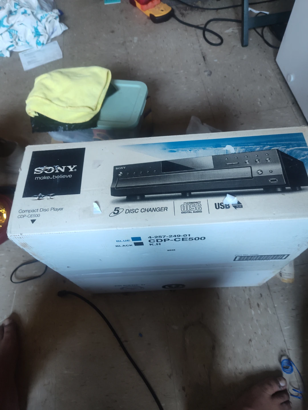 Sony CDP-CE500 5-Disc CD Changer Player