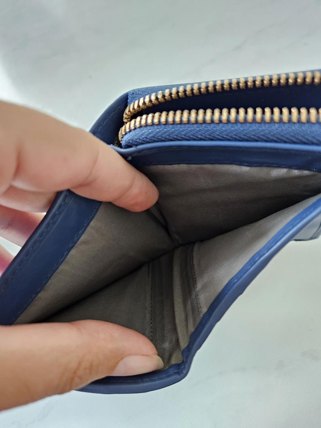 Vivano London Blue Leather Small Wallet - photo 5