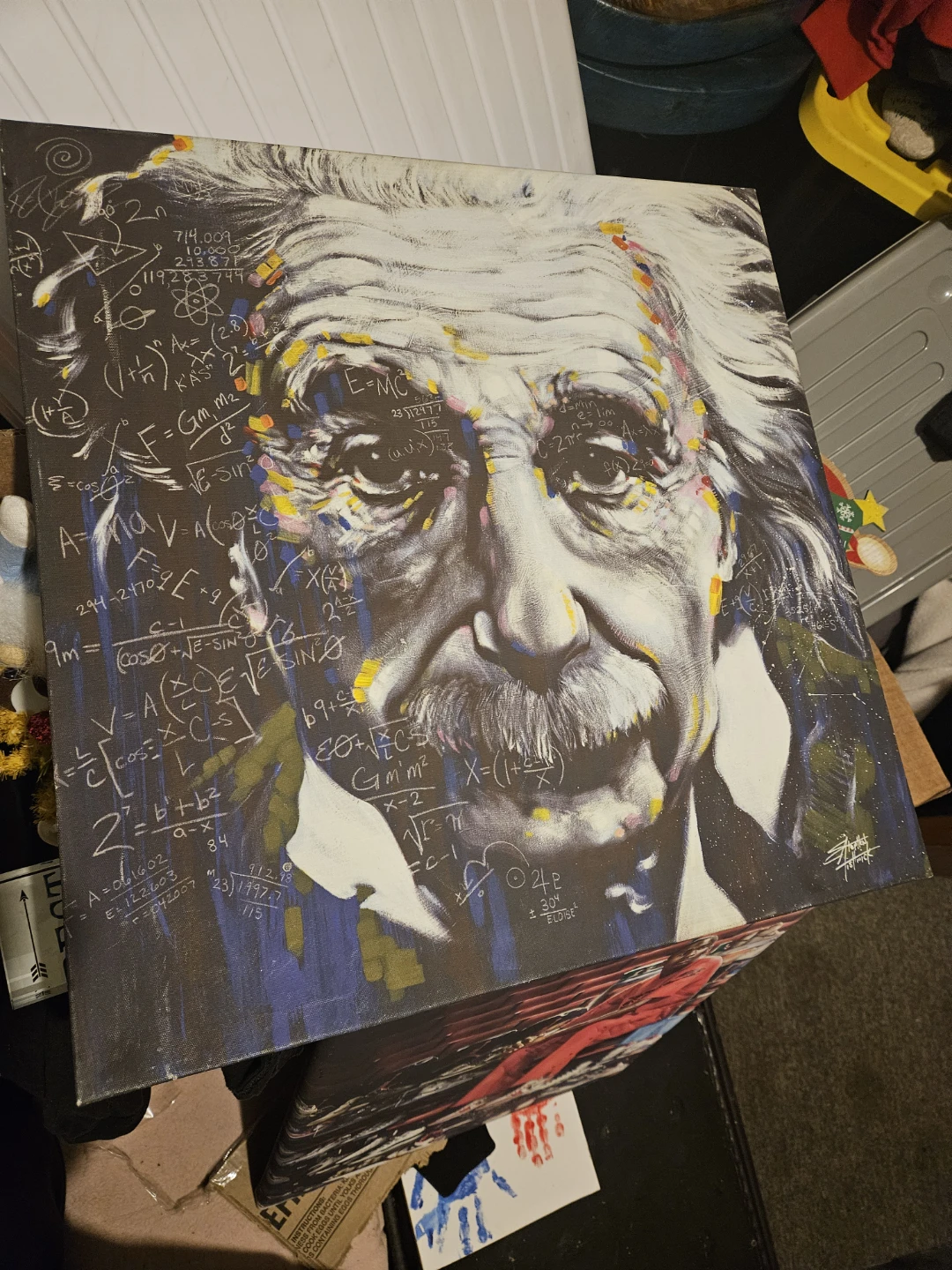 Einstein Portrait Canvas Wall Art - photo 2