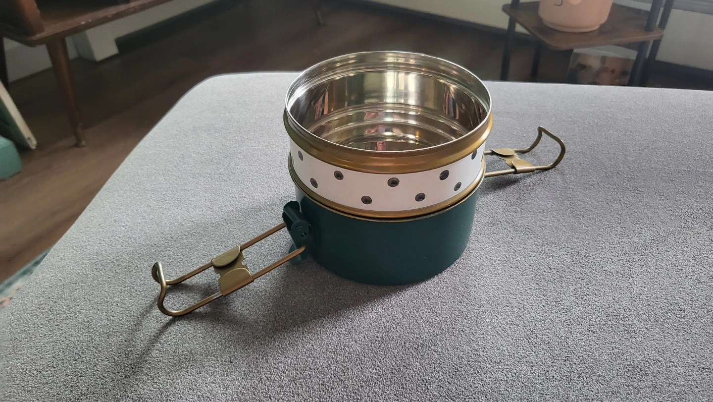 Metal picnic container/ bento box - photo 3