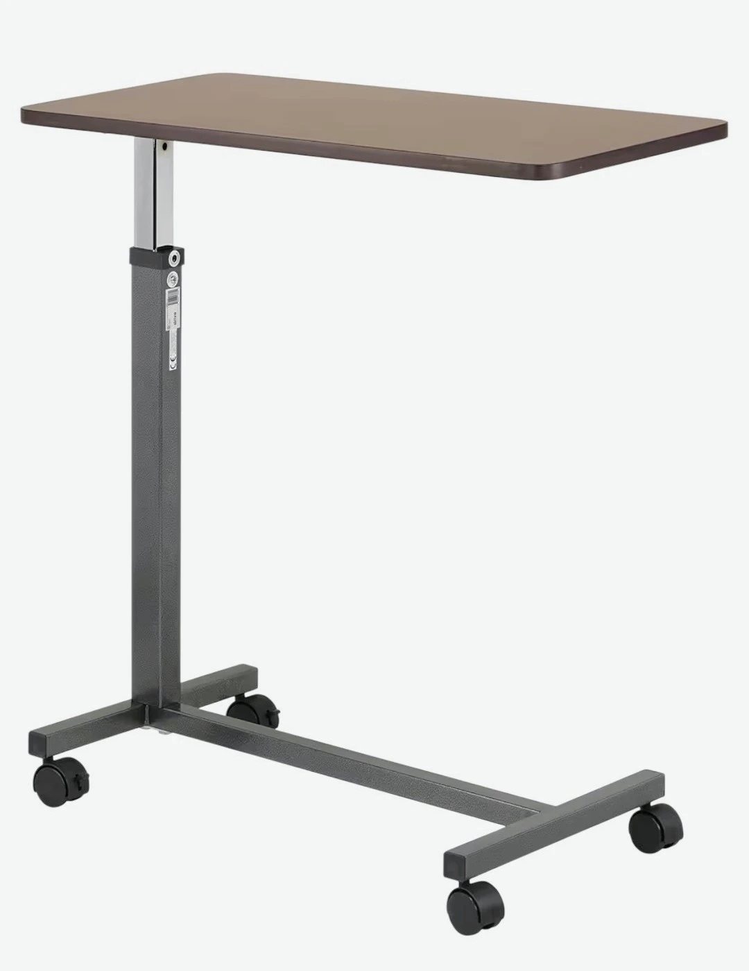 Adjustable Overbed Table with Wheels