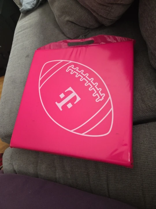 T-Mobile Tuesdays Football Themed Stadium Seat 13x13 inch