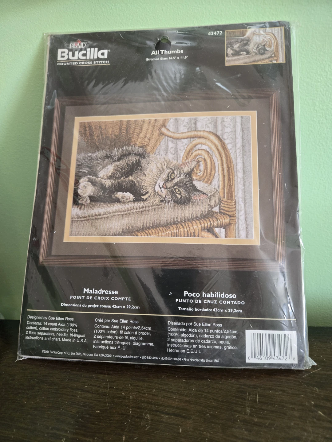 Plaid Bucilla Counted Cross Stitch #43472