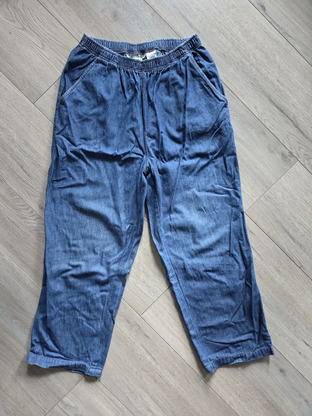 Women's Blue Cotton Pants