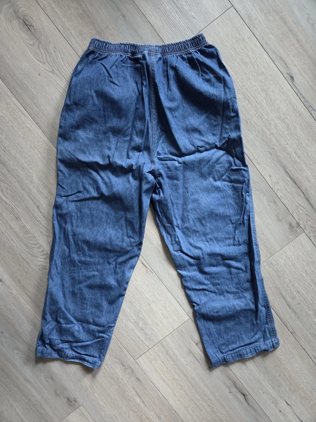 Women's Blue Cotton Pants - photo 2