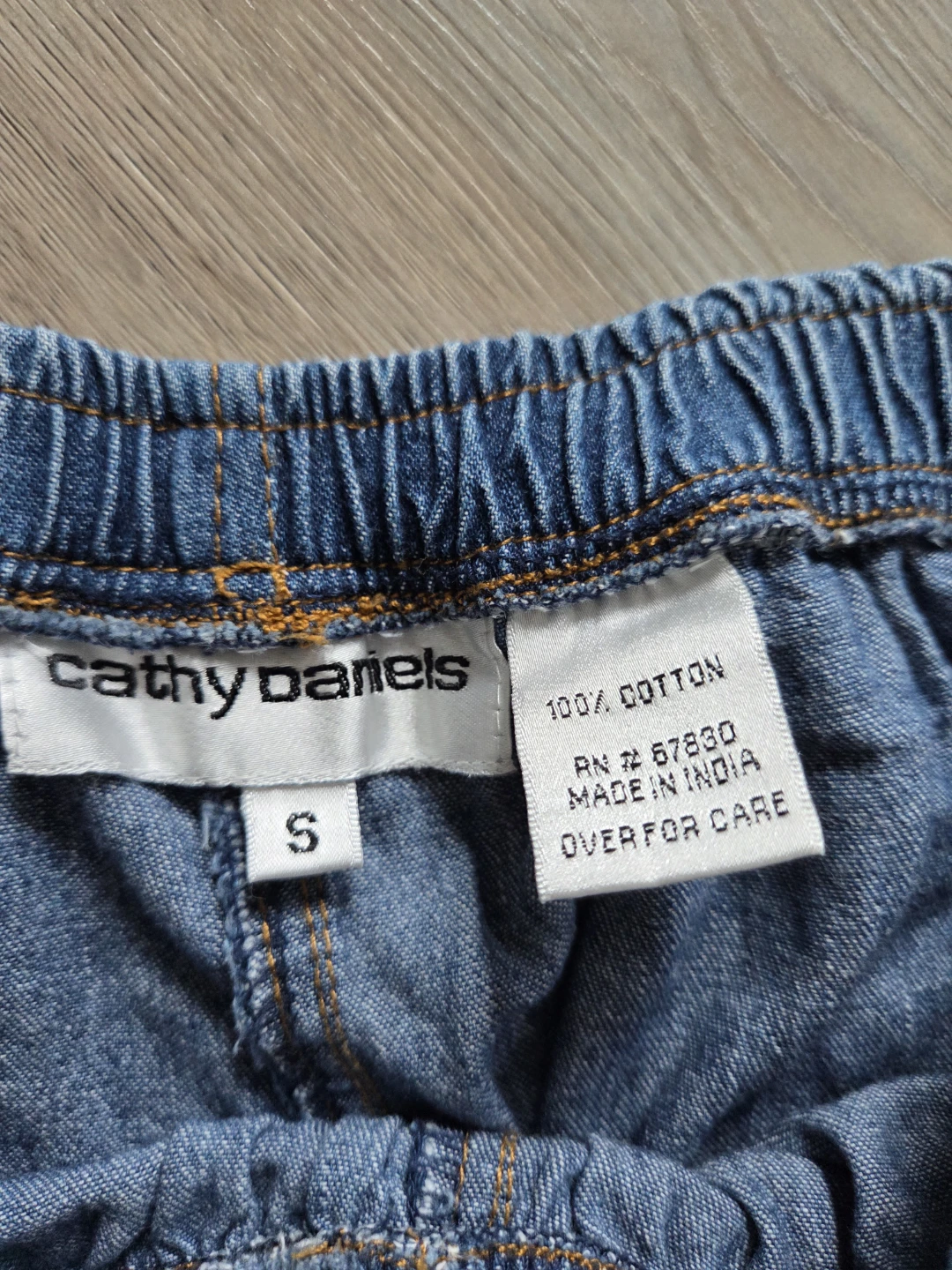 Women's Blue Cotton Pants - photo 3