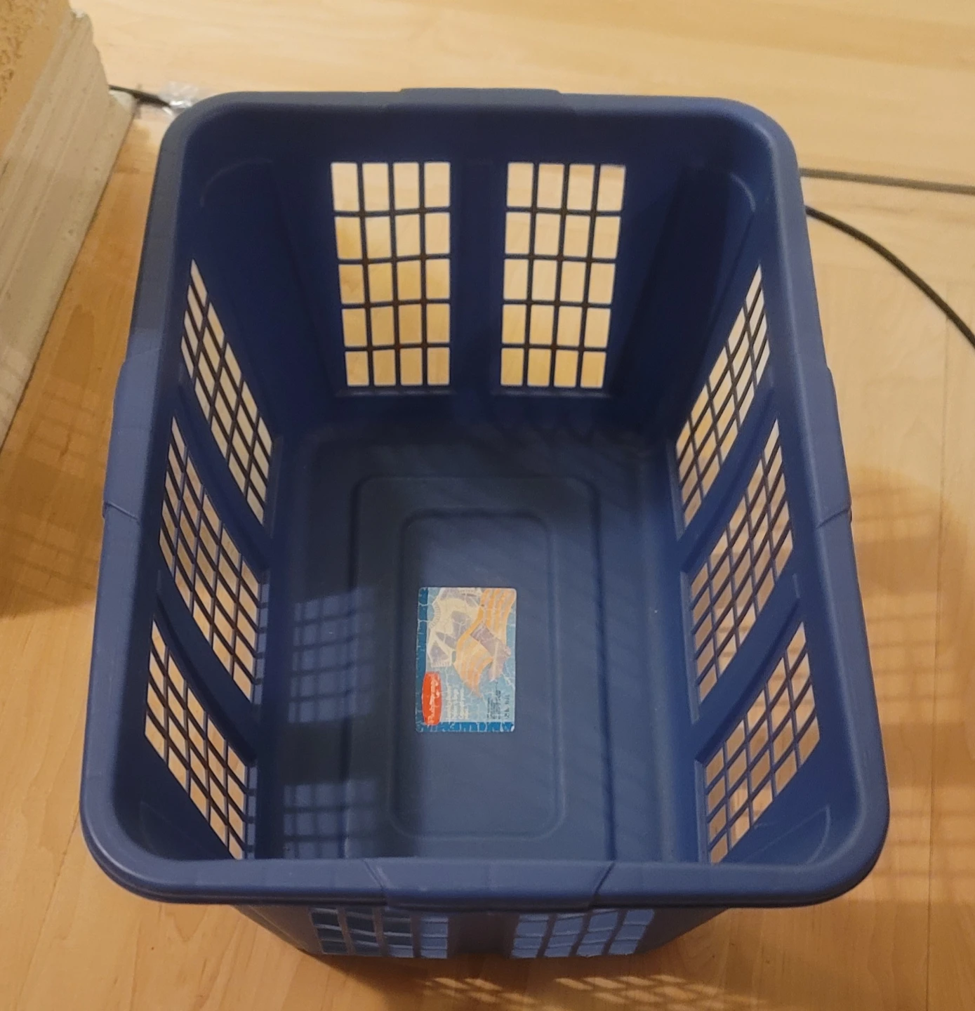 Blue Laundry Basket