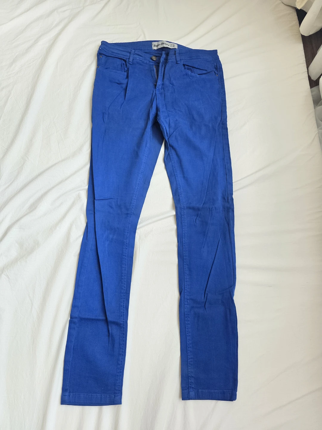 Royal Blue Skinny Jeans - Size 12 - photo 2