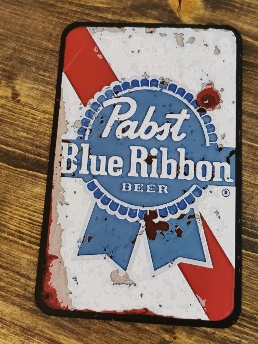 Pabst beer advertisement sign